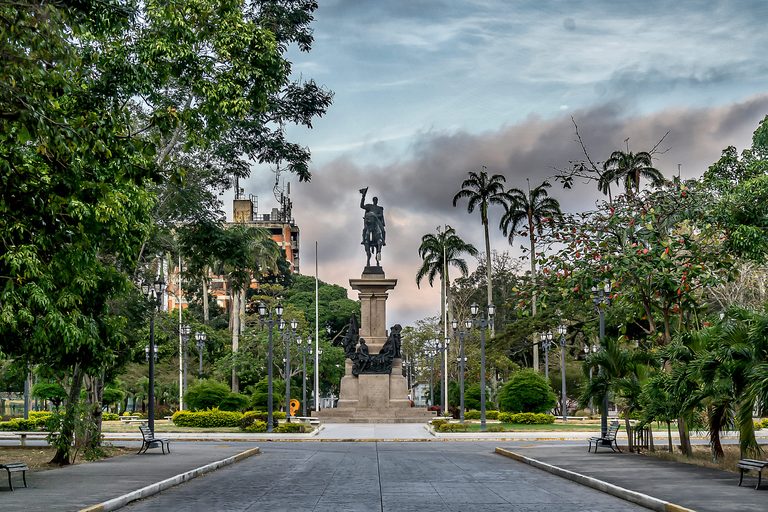 Plaza arbolada en el centro de Barquisimeto
